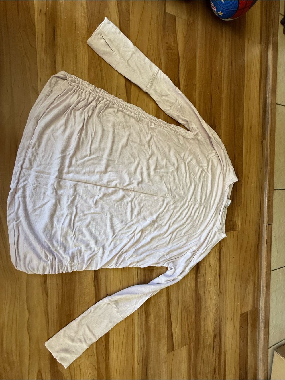 Athleta Pale Pink Crewneck Tunic Sweatshirt